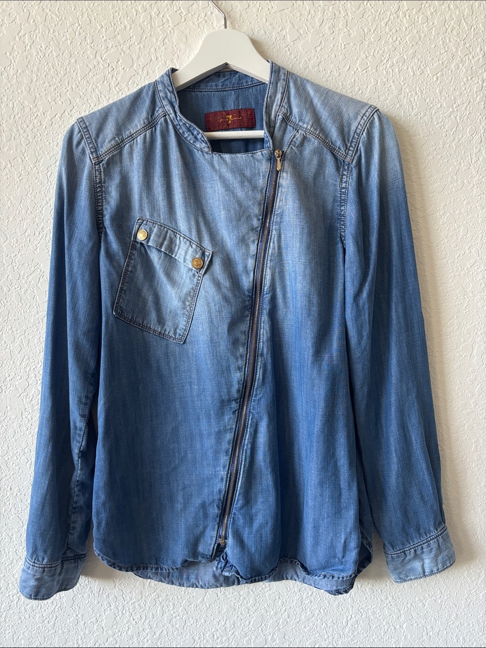 7 For All Mankind long sleeve jacket size M